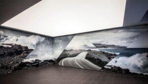 Digitaldruck Audi Auslieferungshalle