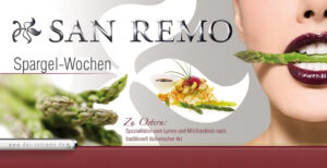 Flyer Restaurant San Remo