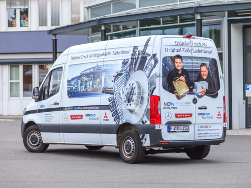 Fahrzeugwerbung Mercedens Benz Nürnberg