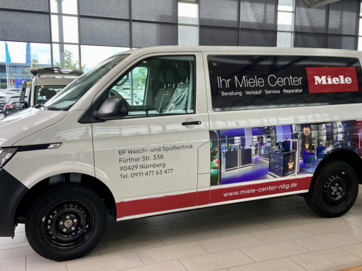Miele Center | Fahrzeugwerbung