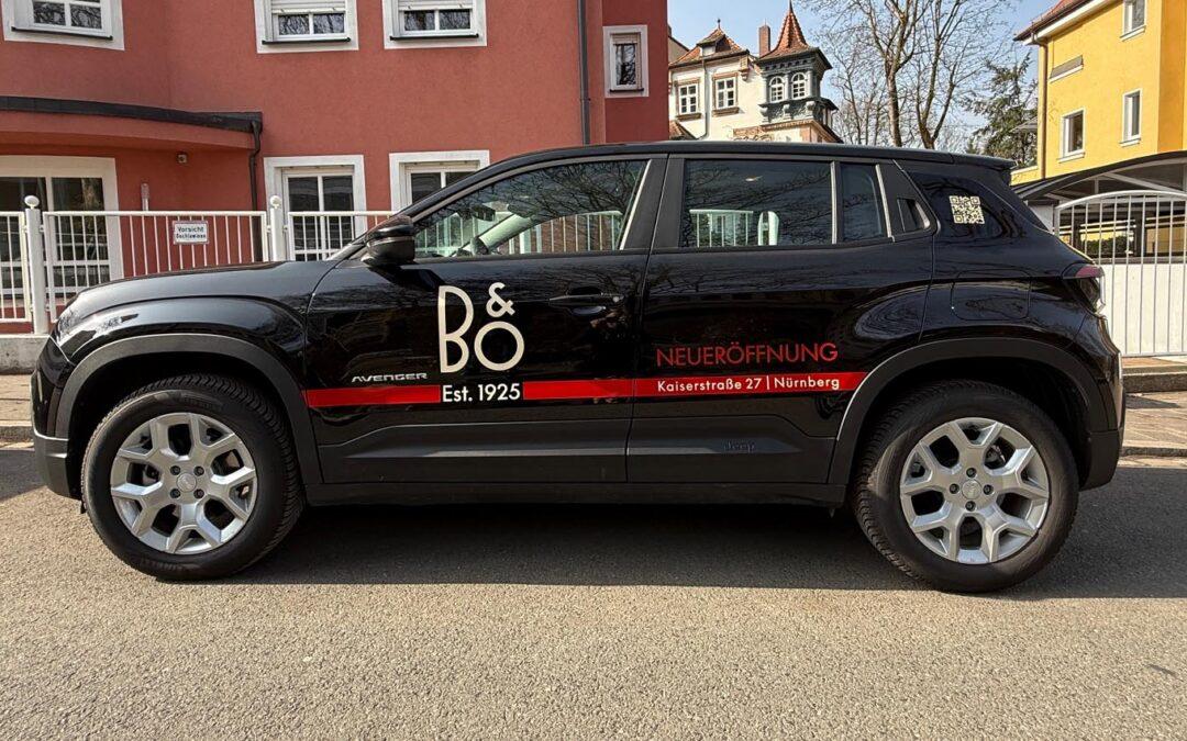 Fahrzeugbeschriftun B & O Nürnberg