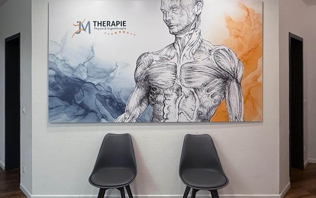 jm Therapie Empfangsschild